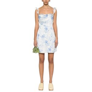 NWT Maje Floral Dress Built In Bra Cups Size 36 US 4